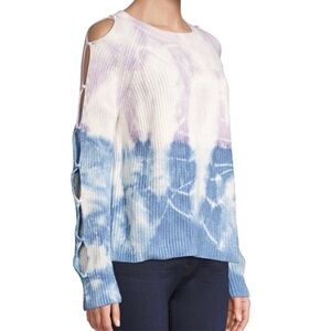 NWT 360 Sweater Soleil Ladder Sleeve Tie Dye Sweater Size S
